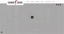 Desktop Screenshot of egemendekor.com